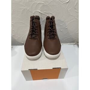 Men's Timberland Allston Mid Lace Sneaker Boot Brown Nubuck Leather - Size: 11.5